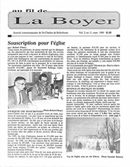 Journal communautaire La Boyer - Mars 1989