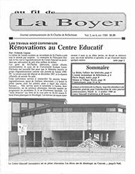 Journal communautaire La Boyer - Octobre 1988